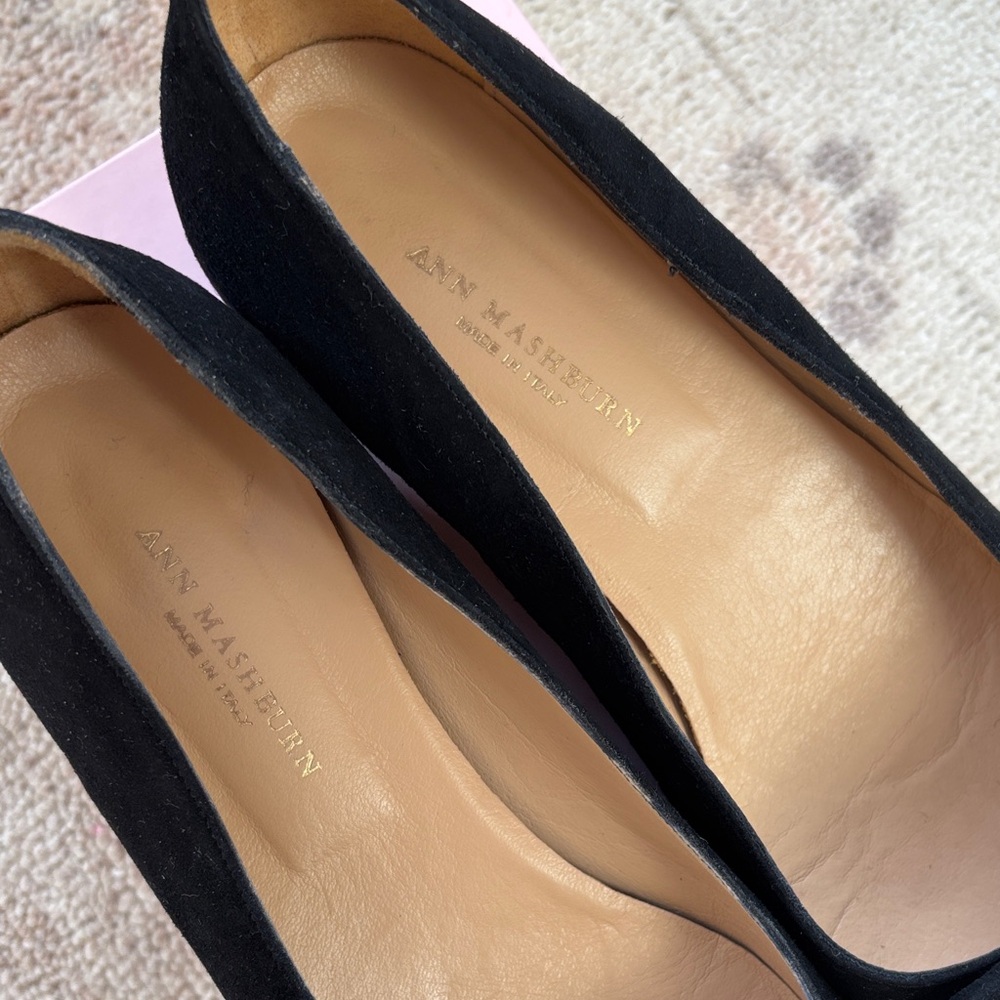 Ann Mashburn Buckle Shoe in Black Suede - Picture 3 of 15